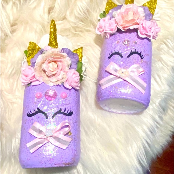 Custom Unicorn mason jars - Picture 1 of 3